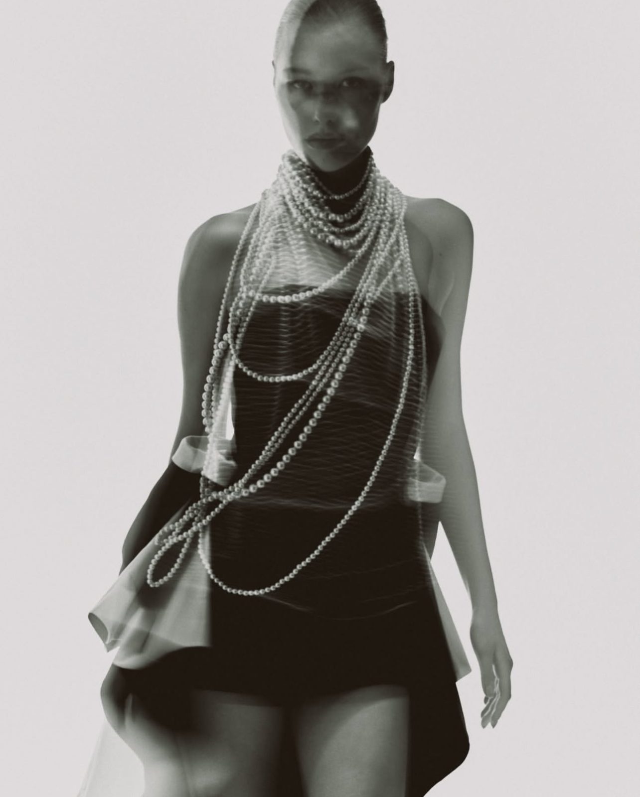 Editorial — studio portrait on film