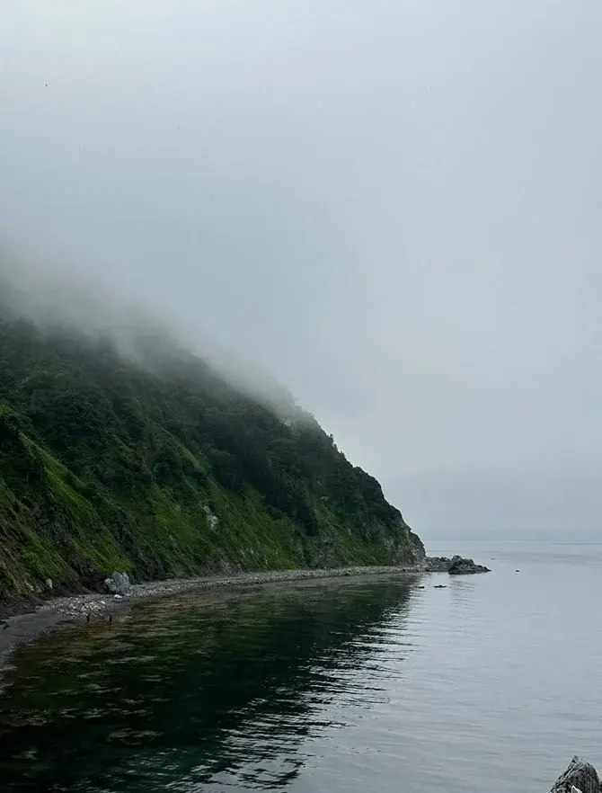 Sakhalin — foggy coastline, from the brand’s personal archive